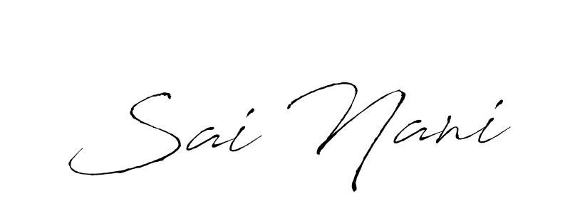 Make a short Sai Nani signature style. Manage your documents anywhere anytime using Antro_Vectra. Create and add eSignatures, submit forms, share and send files easily. Sai Nani signature style 6 images and pictures png