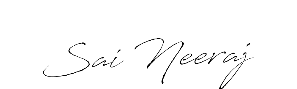 Antro_Vectra is a professional signature style that is perfect for those who want to add a touch of class to their signature. It is also a great choice for those who want to make their signature more unique. Get Sai Neeraj name to fancy signature for free. Sai Neeraj signature style 6 images and pictures png