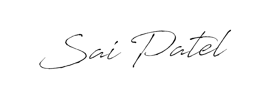 Use a signature maker to create a handwritten signature online. With this signature software, you can design (Antro_Vectra) your own signature for name Sai Patel. Sai Patel signature style 6 images and pictures png