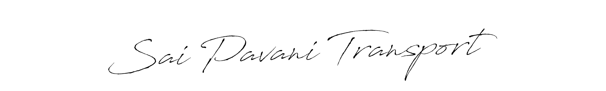 Use a signature maker to create a handwritten signature online. With this signature software, you can design (Antro_Vectra) your own signature for name Sai Pavani Transport. Sai Pavani Transport signature style 6 images and pictures png