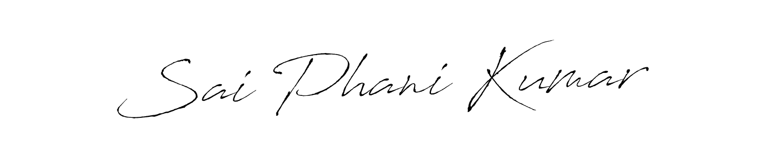 It looks lik you need a new signature style for name Sai Phani Kumar. Design unique handwritten (Antro_Vectra) signature with our free signature maker in just a few clicks. Sai Phani Kumar signature style 6 images and pictures png