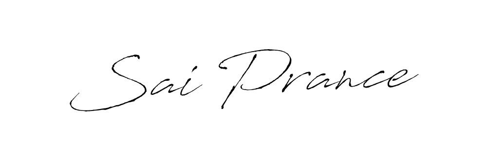 Similarly Antro_Vectra is the best handwritten signature design. Signature creator online .You can use it as an online autograph creator for name Sai Prance. Sai Prance signature style 6 images and pictures png