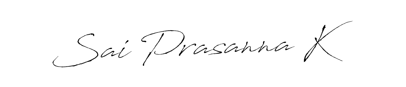 You should practise on your own different ways (Antro_Vectra) to write your name (Sai Prasanna K) in signature. don't let someone else do it for you. Sai Prasanna K signature style 6 images and pictures png