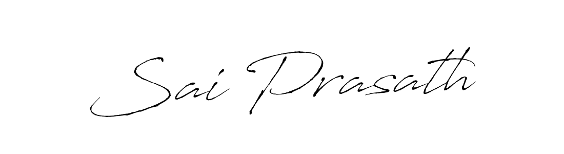 Make a beautiful signature design for name Sai Prasath. With this signature (Antro_Vectra) style, you can create a handwritten signature for free. Sai Prasath signature style 6 images and pictures png