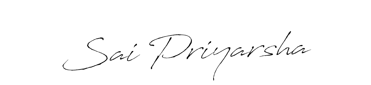 How to make Sai Priyarsha name signature. Use Antro_Vectra style for creating short signs online. This is the latest handwritten sign. Sai Priyarsha signature style 6 images and pictures png