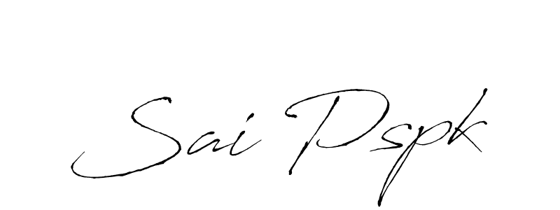 Use a signature maker to create a handwritten signature online. With this signature software, you can design (Antro_Vectra) your own signature for name Sai Pspk. Sai Pspk signature style 6 images and pictures png