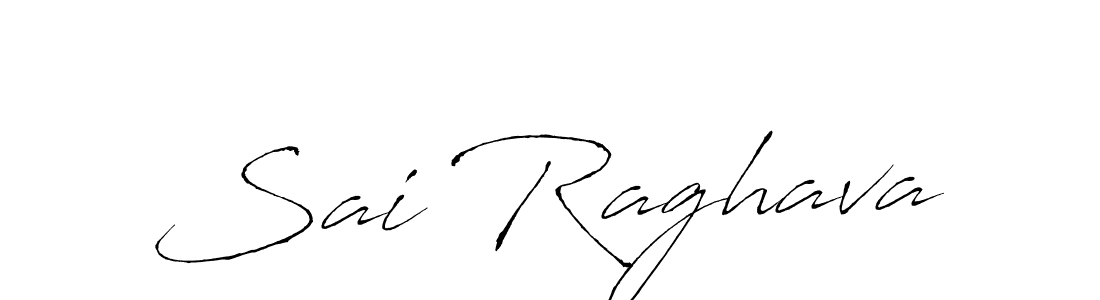 How to make Sai Raghava signature? Antro_Vectra is a professional autograph style. Create handwritten signature for Sai Raghava name. Sai Raghava signature style 6 images and pictures png