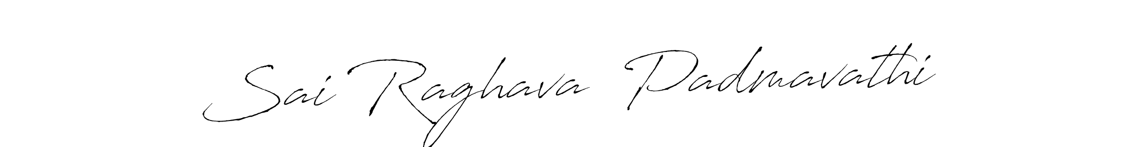 Sai Raghava  Padmavathi stylish signature style. Best Handwritten Sign (Antro_Vectra) for my name. Handwritten Signature Collection Ideas for my name Sai Raghava  Padmavathi. Sai Raghava  Padmavathi signature style 6 images and pictures png