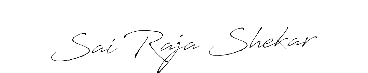 Also we have Sai Raja Shekar name is the best signature style. Create professional handwritten signature collection using Antro_Vectra autograph style. Sai Raja Shekar signature style 6 images and pictures png