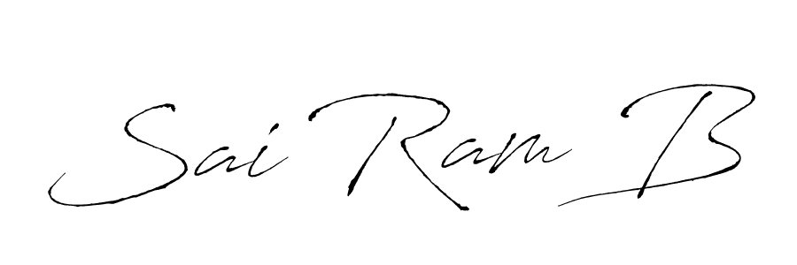 Also we have Sai Ram B name is the best signature style. Create professional handwritten signature collection using Antro_Vectra autograph style. Sai Ram B signature style 6 images and pictures png