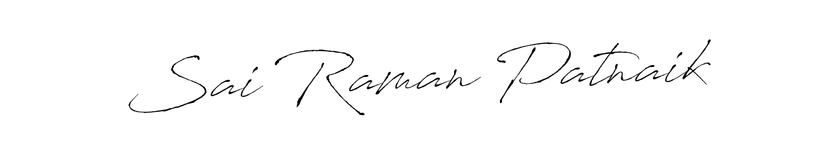 It looks lik you need a new signature style for name Sai Raman Patnaik. Design unique handwritten (Antro_Vectra) signature with our free signature maker in just a few clicks. Sai Raman Patnaik signature style 6 images and pictures png