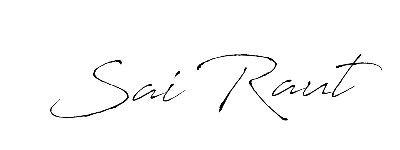Create a beautiful signature design for name Sai Raut. With this signature (Antro_Vectra) fonts, you can make a handwritten signature for free. Sai Raut signature style 6 images and pictures png