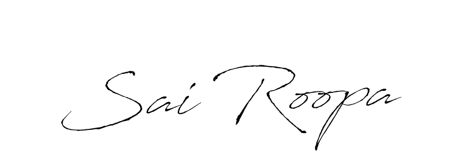 Sai Roopa stylish signature style. Best Handwritten Sign (Antro_Vectra) for my name. Handwritten Signature Collection Ideas for my name Sai Roopa. Sai Roopa signature style 6 images and pictures png