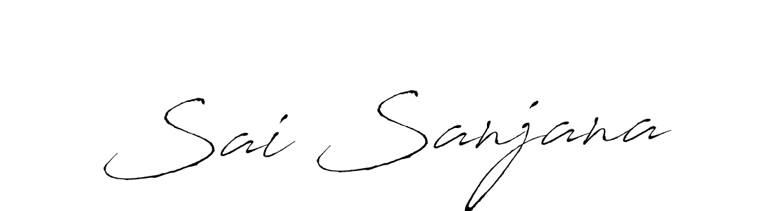 It looks lik you need a new signature style for name Sai Sanjana. Design unique handwritten (Antro_Vectra) signature with our free signature maker in just a few clicks. Sai Sanjana signature style 6 images and pictures png