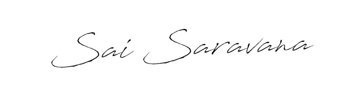 How to make Sai Saravana signature? Antro_Vectra is a professional autograph style. Create handwritten signature for Sai Saravana name. Sai Saravana signature style 6 images and pictures png
