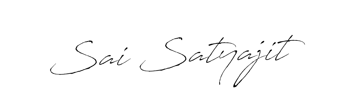 Also we have Sai Satyajit name is the best signature style. Create professional handwritten signature collection using Antro_Vectra autograph style. Sai Satyajit signature style 6 images and pictures png