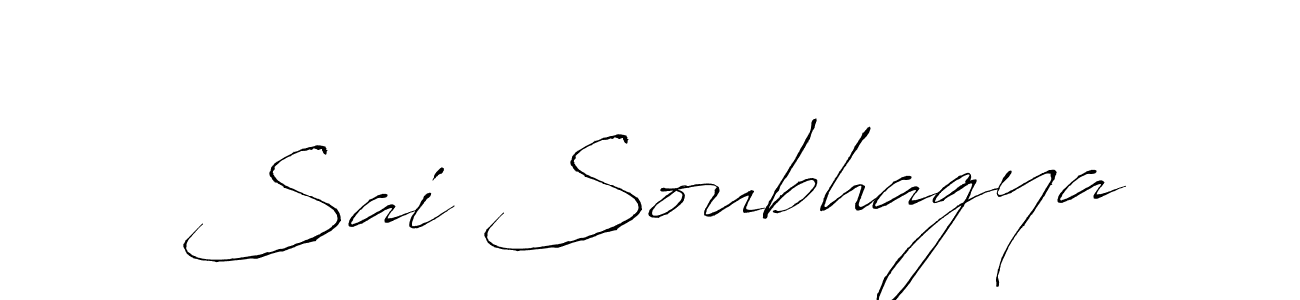 This is the best signature style for the Sai Soubhagya name. Also you like these signature font (Antro_Vectra). Mix name signature. Sai Soubhagya signature style 6 images and pictures png