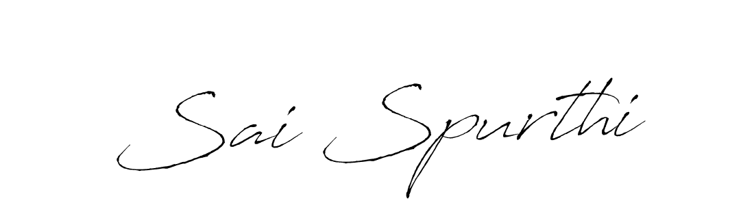 Also we have Sai Spurthi name is the best signature style. Create professional handwritten signature collection using Antro_Vectra autograph style. Sai Spurthi signature style 6 images and pictures png