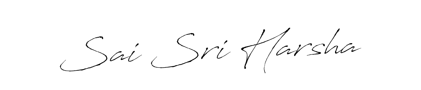 Also You can easily find your signature by using the search form. We will create Sai Sri Harsha name handwritten signature images for you free of cost using Antro_Vectra sign style. Sai Sri Harsha signature style 6 images and pictures png