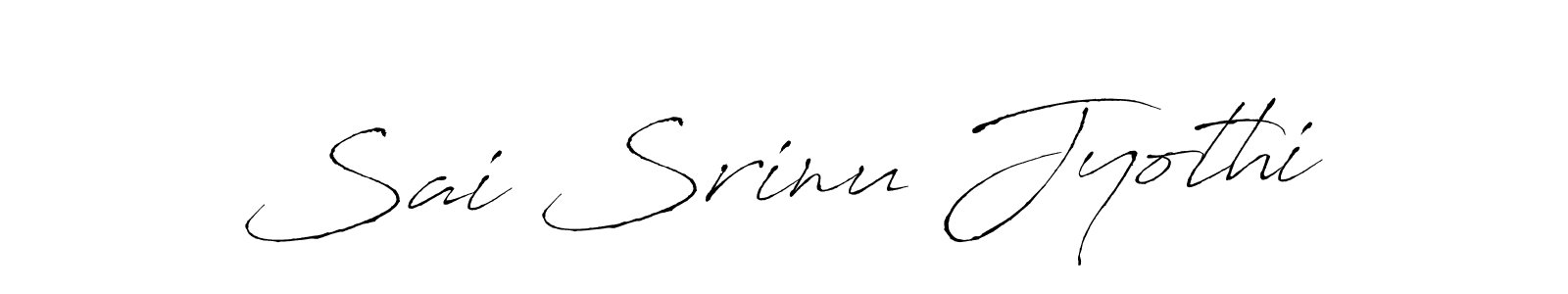 Design your own signature with our free online signature maker. With this signature software, you can create a handwritten (Antro_Vectra) signature for name Sai Srinu Jyothi. Sai Srinu Jyothi signature style 6 images and pictures png