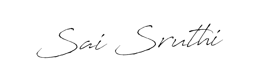 The best way (Antro_Vectra) to make a short signature is to pick only two or three words in your name. The name Sai Sruthi include a total of six letters. For converting this name. Sai Sruthi signature style 6 images and pictures png