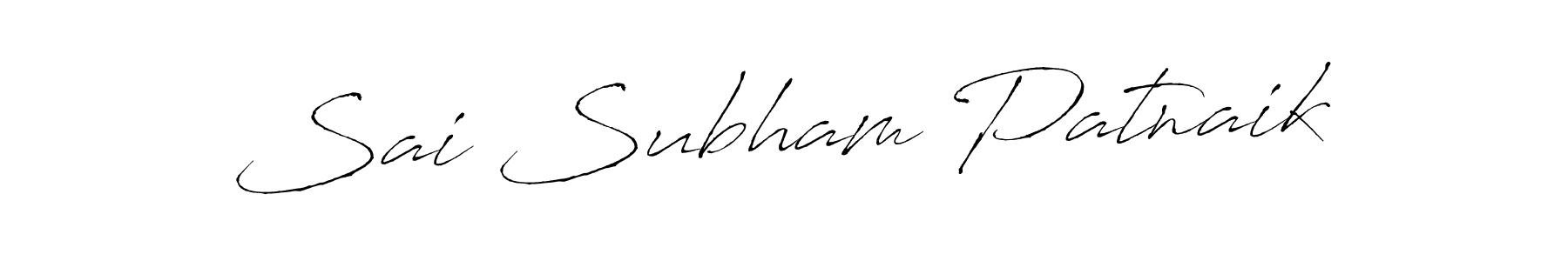 Make a beautiful signature design for name Sai Subham Patnaik. With this signature (Antro_Vectra) style, you can create a handwritten signature for free. Sai Subham Patnaik signature style 6 images and pictures png