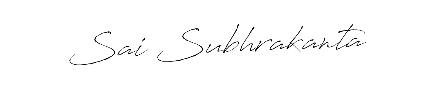 It looks lik you need a new signature style for name Sai Subhrakanta. Design unique handwritten (Antro_Vectra) signature with our free signature maker in just a few clicks. Sai Subhrakanta signature style 6 images and pictures png