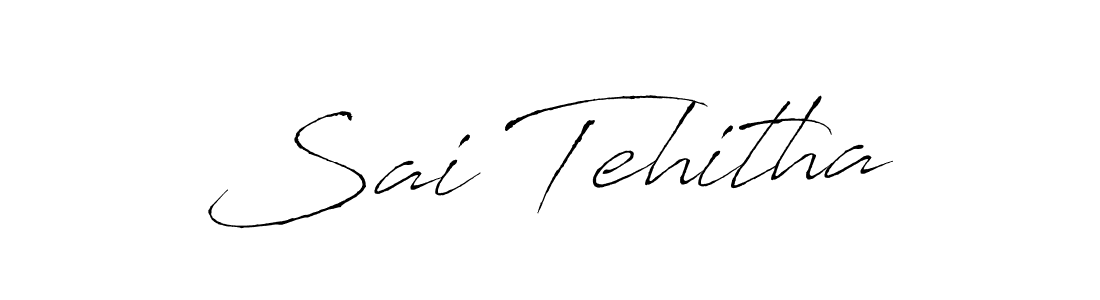 Design your own signature with our free online signature maker. With this signature software, you can create a handwritten (Antro_Vectra) signature for name Sai Tehitha. Sai Tehitha signature style 6 images and pictures png