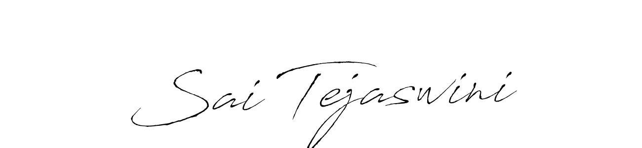 Create a beautiful signature design for name Sai Tejaswini. With this signature (Antro_Vectra) fonts, you can make a handwritten signature for free. Sai Tejaswini signature style 6 images and pictures png