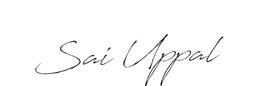 How to make Sai Uppal name signature. Use Antro_Vectra style for creating short signs online. This is the latest handwritten sign. Sai Uppal signature style 6 images and pictures png