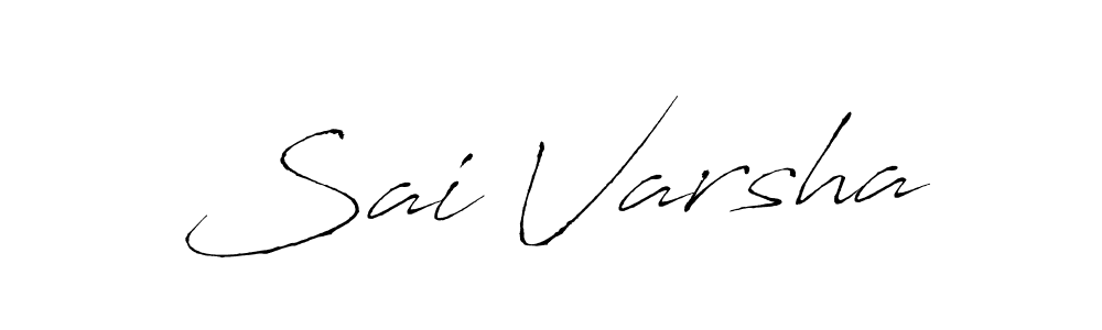 How to make Sai Varsha name signature. Use Antro_Vectra style for creating short signs online. This is the latest handwritten sign. Sai Varsha signature style 6 images and pictures png