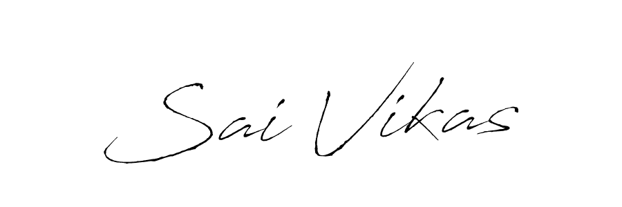 Also we have Sai Vikas name is the best signature style. Create professional handwritten signature collection using Antro_Vectra autograph style. Sai Vikas signature style 6 images and pictures png