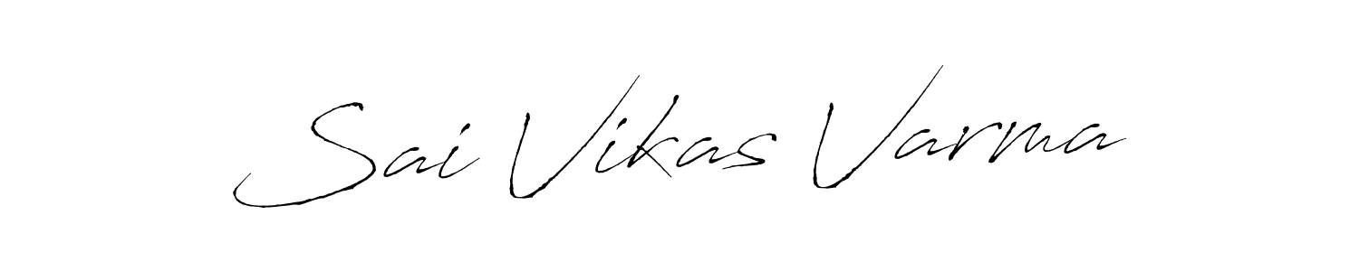 Use a signature maker to create a handwritten signature online. With this signature software, you can design (Antro_Vectra) your own signature for name Sai Vikas Varma. Sai Vikas Varma signature style 6 images and pictures png