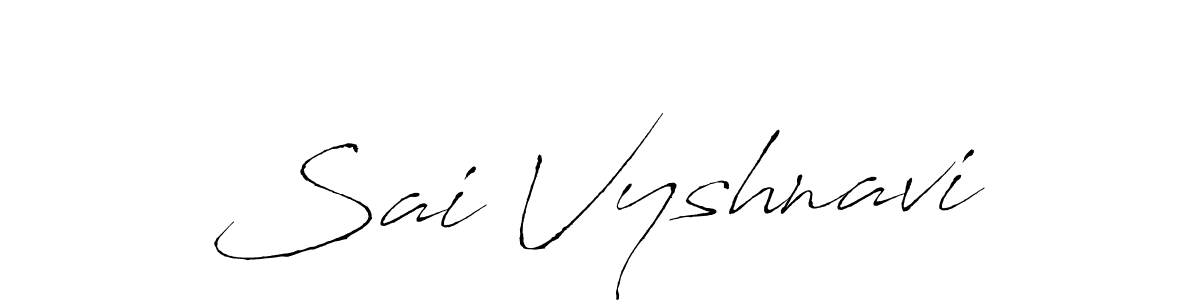 How to make Sai Vyshnavi signature? Antro_Vectra is a professional autograph style. Create handwritten signature for Sai Vyshnavi name. Sai Vyshnavi signature style 6 images and pictures png