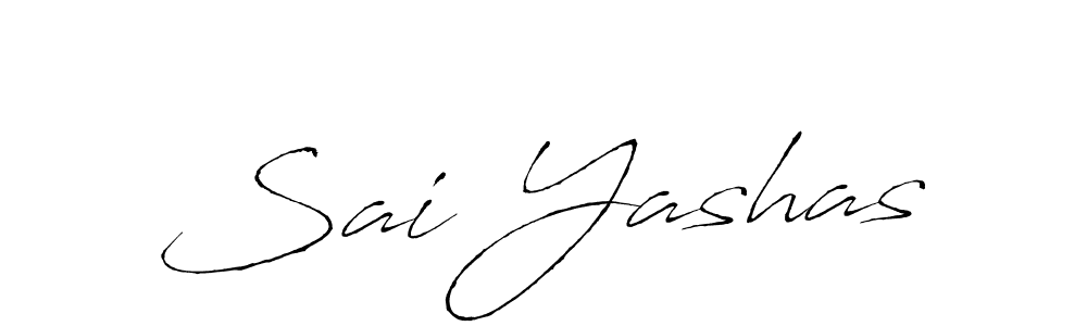 Similarly Antro_Vectra is the best handwritten signature design. Signature creator online .You can use it as an online autograph creator for name Sai Yashas. Sai Yashas signature style 6 images and pictures png