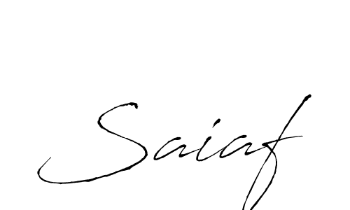Design your own signature with our free online signature maker. With this signature software, you can create a handwritten (Antro_Vectra) signature for name Saiaf. Saiaf signature style 6 images and pictures png