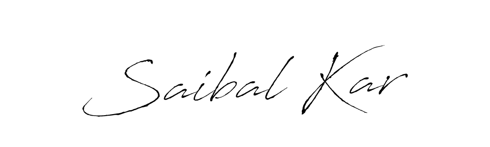 Make a beautiful signature design for name Saibal Kar. With this signature (Antro_Vectra) style, you can create a handwritten signature for free. Saibal Kar signature style 6 images and pictures png