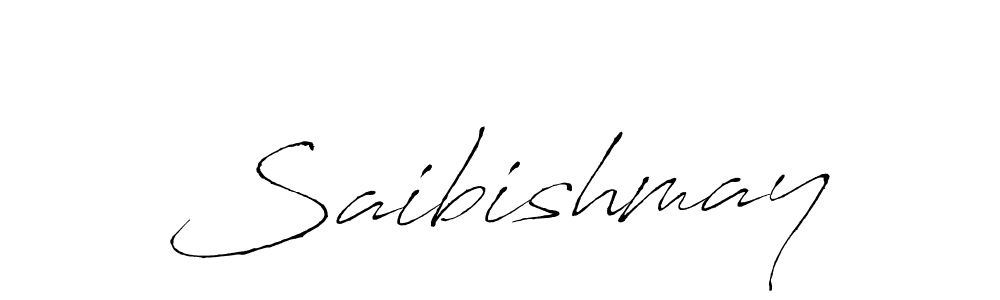 Use a signature maker to create a handwritten signature online. With this signature software, you can design (Antro_Vectra) your own signature for name Saibishmay. Saibishmay signature style 6 images and pictures png