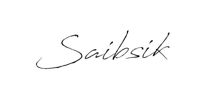 Create a beautiful signature design for name Saibsik. With this signature (Antro_Vectra) fonts, you can make a handwritten signature for free. Saibsik signature style 6 images and pictures png