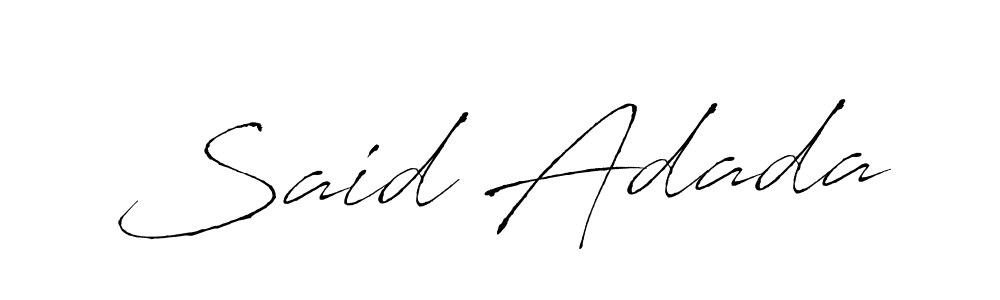 Make a short Said Adada signature style. Manage your documents anywhere anytime using Antro_Vectra. Create and add eSignatures, submit forms, share and send files easily. Said Adada signature style 6 images and pictures png