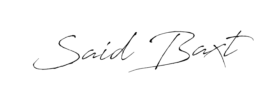Make a beautiful signature design for name Said Baxt. Use this online signature maker to create a handwritten signature for free. Said Baxt signature style 6 images and pictures png