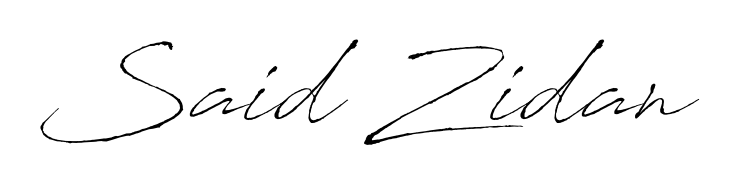 Make a short Said Zidan signature style. Manage your documents anywhere anytime using Antro_Vectra. Create and add eSignatures, submit forms, share and send files easily. Said Zidan signature style 6 images and pictures png