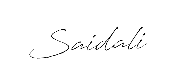 Also You can easily find your signature by using the search form. We will create Saidali name handwritten signature images for you free of cost using Antro_Vectra sign style. Saidali signature style 6 images and pictures png