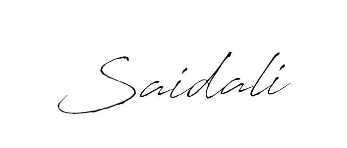 Once you've used our free online signature maker to create your best signature Antro_Vectra style, it's time to enjoy all of the benefits that Saidali name signing documents. Saidali signature style 6 images and pictures png