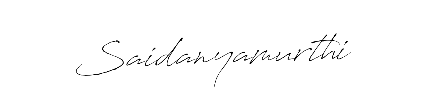 The best way (Antro_Vectra) to make a short signature is to pick only two or three words in your name. The name Saidanyamurthi include a total of six letters. For converting this name. Saidanyamurthi signature style 6 images and pictures png