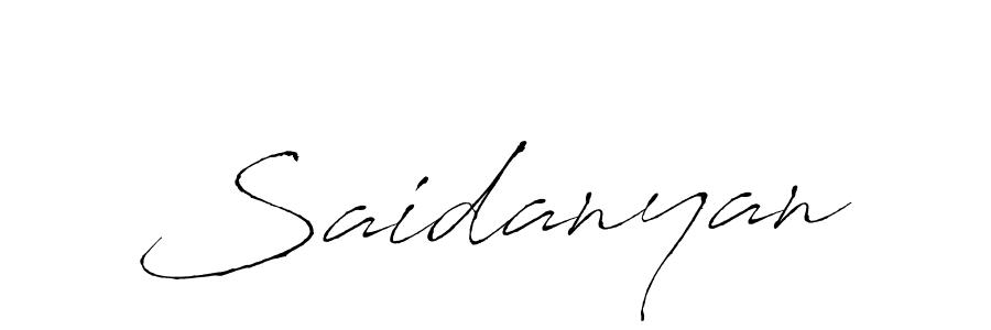 You should practise on your own different ways (Antro_Vectra) to write your name (Saidanyan) in signature. don't let someone else do it for you. Saidanyan signature style 6 images and pictures png