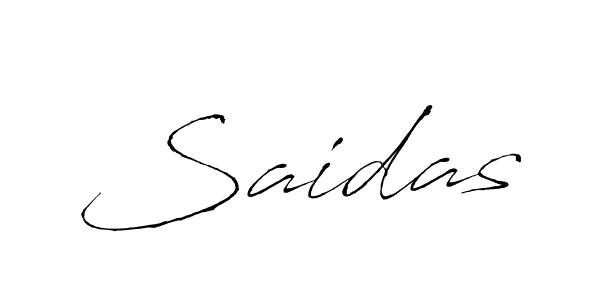 How to make Saidas signature? Antro_Vectra is a professional autograph style. Create handwritten signature for Saidas name. Saidas signature style 6 images and pictures png