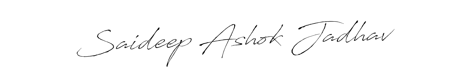 Similarly Antro_Vectra is the best handwritten signature design. Signature creator online .You can use it as an online autograph creator for name Saideep Ashok Jadhav. Saideep Ashok Jadhav signature style 6 images and pictures png