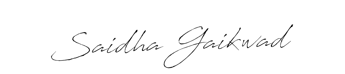 How to make Saidha Gaikwad signature? Antro_Vectra is a professional autograph style. Create handwritten signature for Saidha Gaikwad name. Saidha Gaikwad signature style 6 images and pictures png