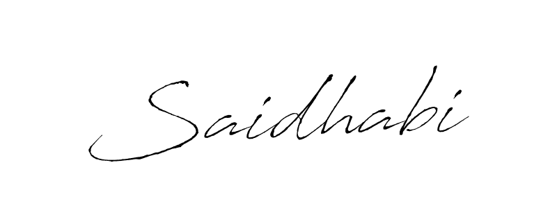 if you are searching for the best signature style for your name Saidhabi. so please give up your signature search. here we have designed multiple signature styles  using Antro_Vectra. Saidhabi signature style 6 images and pictures png
